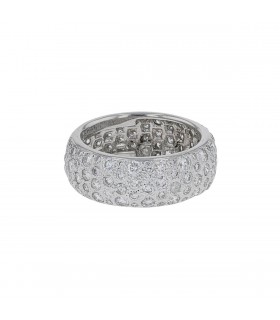 De Beers diamonds and gold ring