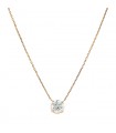 Collier or et diamant - Certificat GIA 1,22 ct O-P VVS2