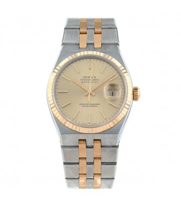 Rolex Oysterquartz DateJust stainless steel and gold watch