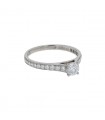Van Cleef & Arpels Romance diamonds and platinum ring - GIA certificate 0,30 ct E VVS2