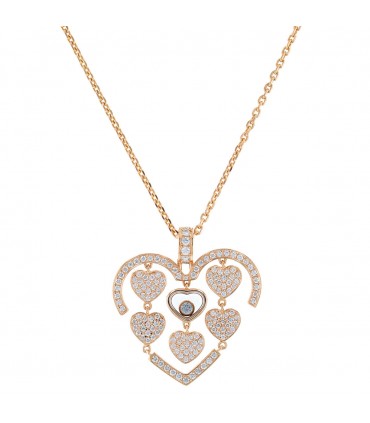 Chopard Happy Amore diamonds and gold necklace