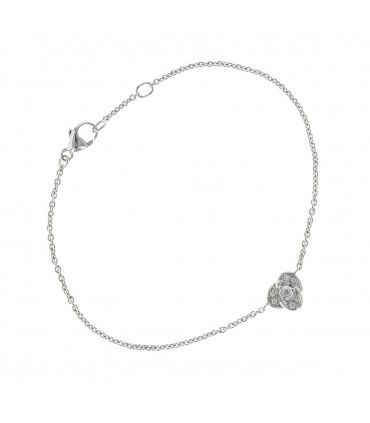 De Beers diamonds and gold bracelet