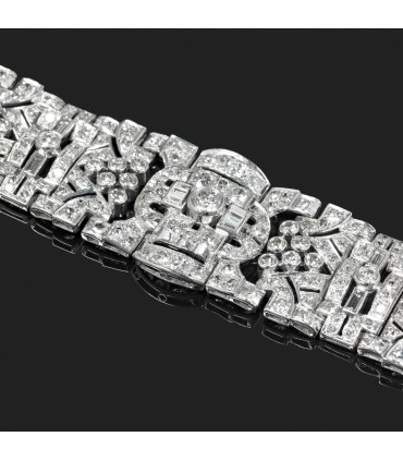 Bracelet platine et diamants