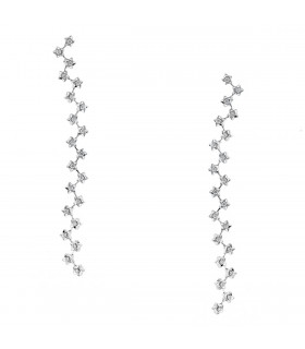 Chanel Comète diamonds and gold earrings