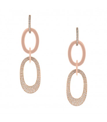 Diamonds and gold earrings