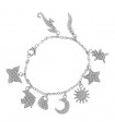 Diamonds and gold bracelet