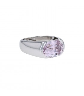 Poiray morganite and gold ring