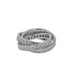 Cartier Trinity diamonds and gold ring