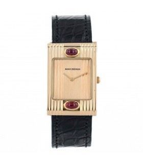 Boucheron Reflet rubies and gold watch