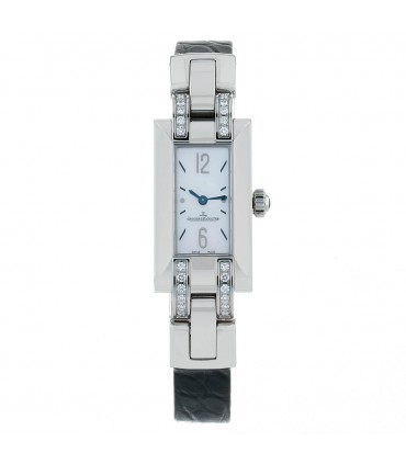 Jaeger Lecoultre Idéale diamonds and stainless steel watch