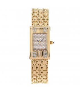 Boucheron Reflet diamonds and gold watch