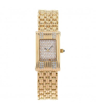 Boucheron Reflet diamonds and gold watch