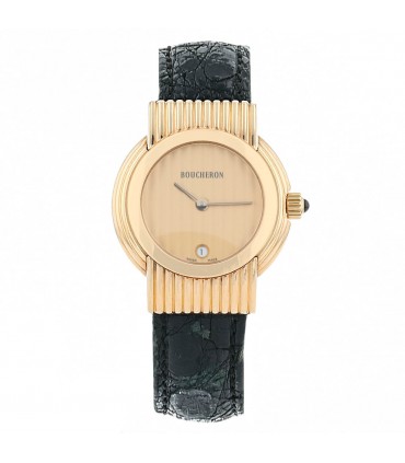 Boucheron Solis gold watch