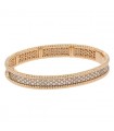 Van Cleef & Arpels Perlée diamonds and gold bracelet