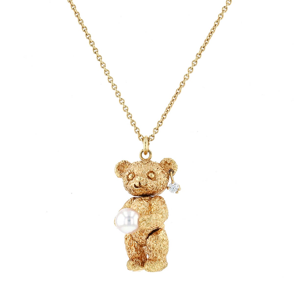 Brand New Crown Teddy Bear Necklace – Radiant Fashion LLC