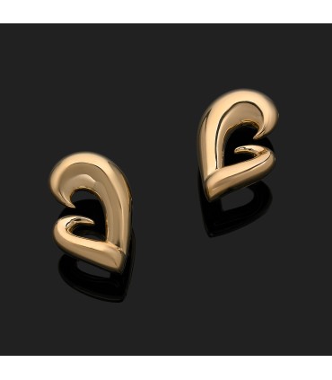 Gold earrings