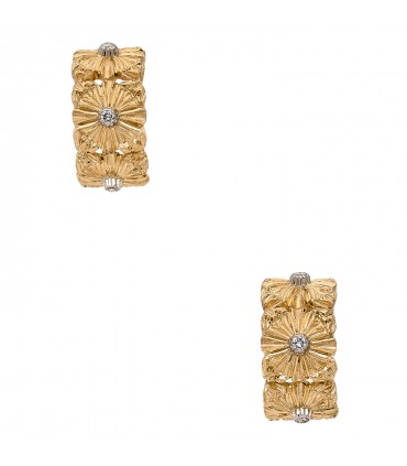 Buccellati diamonds and gold earrings