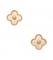 Van Cleef & Arpels Vintage Alhambra gold earrings