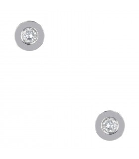 Boucles d’oreilles or et diamants