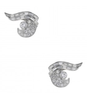 Boucles d’oreilles or et diamants