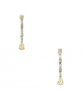 Picchiotti Yellow diamonds and gold earrings