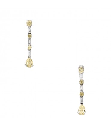 Picchiotti Yellow diamonds and gold earrings