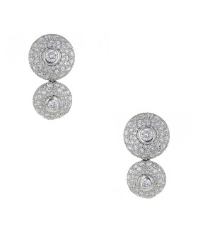 Tabbah diamonds and gold earrings