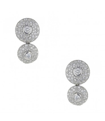 Tabbah diamonds and gold earrings