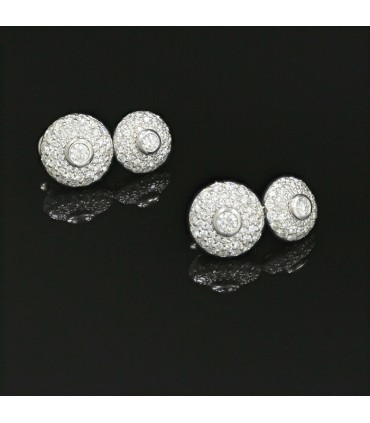 Tabbah diamonds and gold earrings