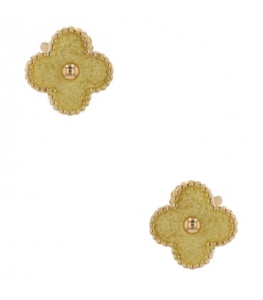 Boucles d’oreilles Van Cleef & Arpels Vintage Alhambra