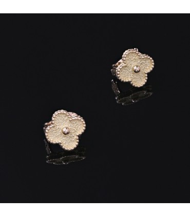 Van Cleef & Arpels Vintage Alhambra gold earrings