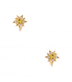 Chanel diamonds, citrine and gold earrings
