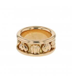 Dior Grigri diamonds and gold ring