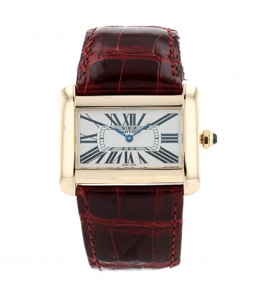 Cartier Divan gold watch