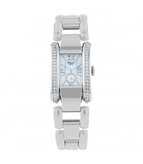 Chopard La Strada diamonds and stainless steel watch