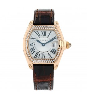 Cartier Roadster diamonds and gold watch
