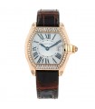 Cartier Roadster diamonds and gold watch