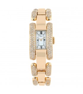 Chopard La Strada diamonds and 18k gold watch