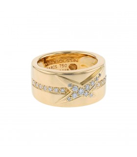 Mauboussin Etoile Divine diamonds and gold ring