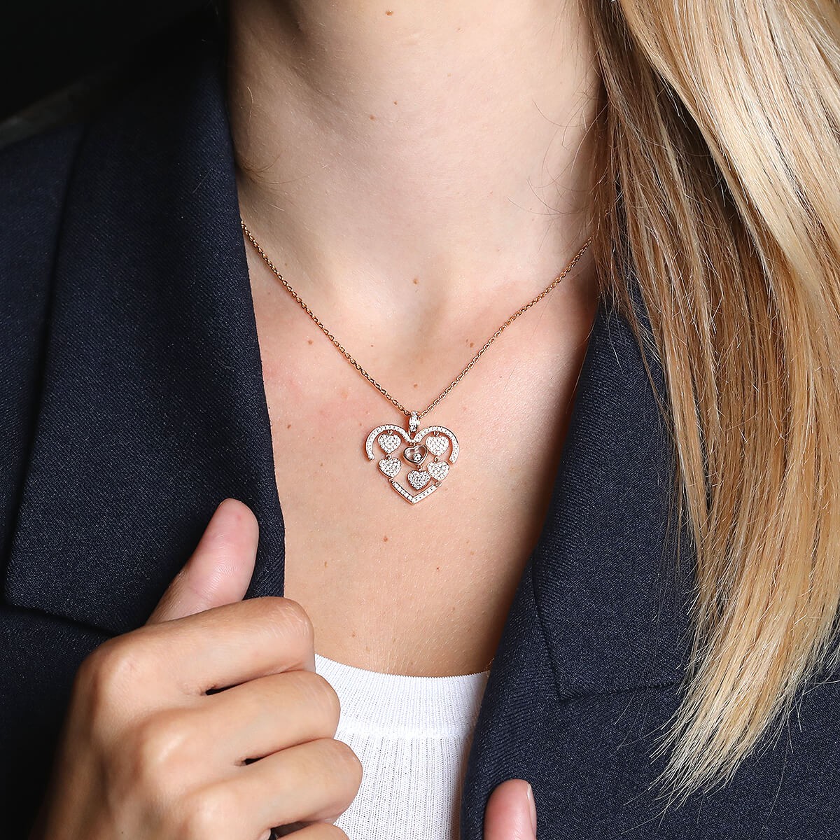 Tiffany gold necklace with diamond deals