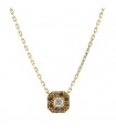 Collier or et diamants - Certificat GIA 0,80 ct E VVS1