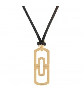 Bulgari Parentesi gold pendant