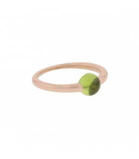 Pomellato M’ama non M’ama peridot and gold ring