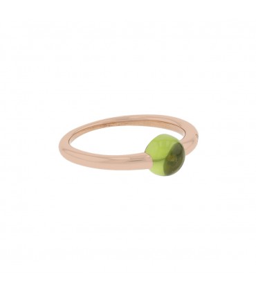 Pomellato M’ama non M’ama peridot and gold ring