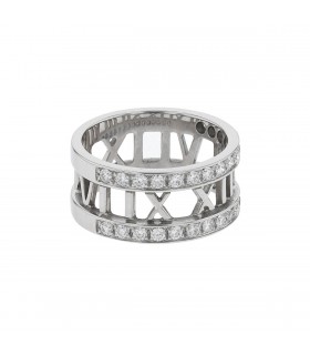 Tiffany & Co. Atlas diamonds and gold ring