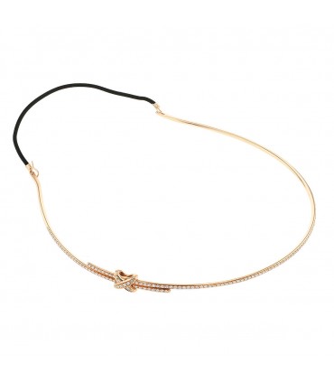 Chaumet Liens diamonds and 18k gold head jewels