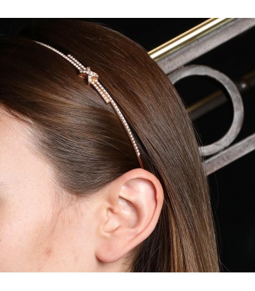 Chaumet Liens diamonds and 18k gold head jewels