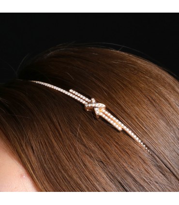 Chaumet Liens diamonds and 18k gold head jewels
