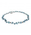 H. Stern diamonds, blue topaz and gold bracelet