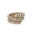 Bulgari Serpenti stainless steel and gold ring